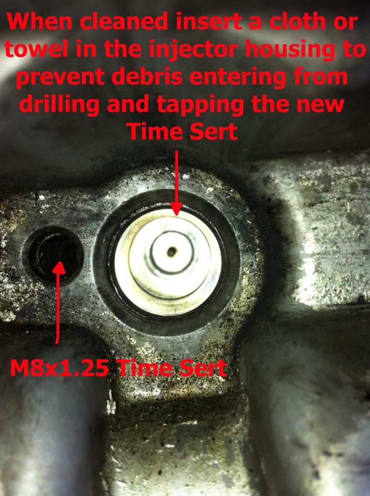 CDI injector bolt repair Time Sert