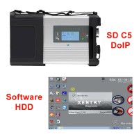 V6/ 2021 MB SD Connect C5 Star Diagnosis with XENTRY Software HDD Support DoIP for Cars and Trucks