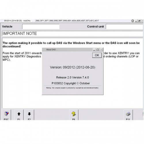 V2012.11 MB C4 Software HDD with Offline Programming DELL D630 Format