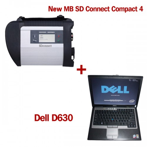New SD Connect Compact 4 with V09/2017 Software Plus DELL D630 4GB Laptop(Second Hand)