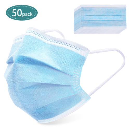 50 pcs Ear-loop Disposable Surgical Mask Medical Mask Protect Against Germs
