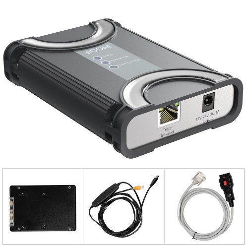 V12/2019 BENZ eCOM DoIP Diagnostic and Programming Tool with 256G SSD Software Support DoIP Protocol