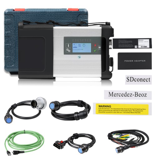 New MB SD C5 DOIP-C5 Star Diagnostic with 6/2021 Software HDD Pre-installed on Second Hand Dell D630 Laptop
