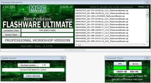 Flashware Ultimate Pro 1 Year Full Unlimited PRO Access for all Mercedes Benz workshops